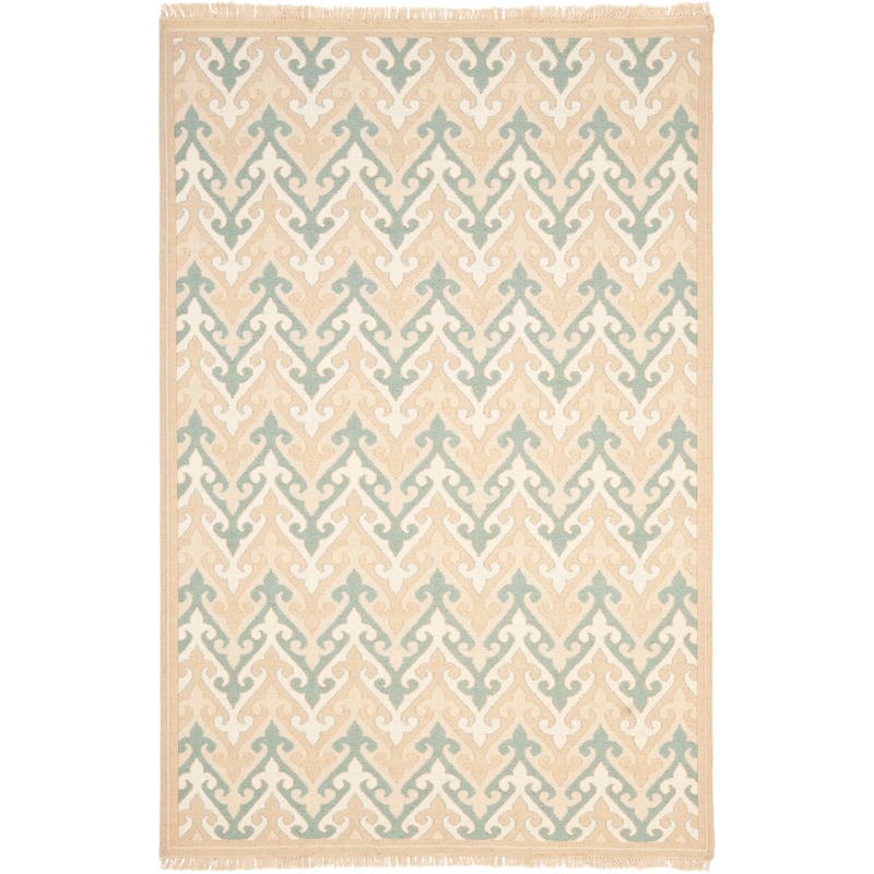 SAFAVIEH Indo Handmade Deborrah Sumak Flatweave Rug - 8'x10' - Beige/Multi