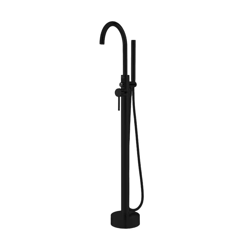 Ivy Freestanding Bathtub Faucet in Brushed Gold