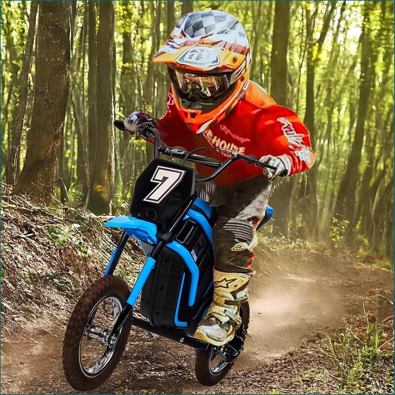 Electric 2-Speed Modes Kids Dirt Bike Toy Motorcycle for Kids Best Gifts