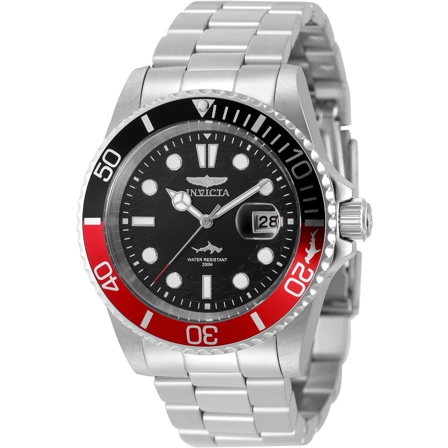 Invicta Men's Pro Diver Quartz PC32 Black Dial Watch