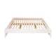 Option White Platform Bed Only