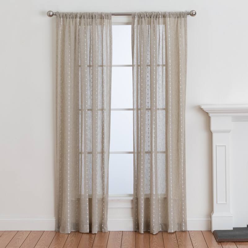 Miller Curtains Rosario Rod Pocket Panel