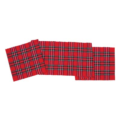 13" x 72" Arlington Plaid Table Runner - 13" x 72"