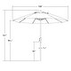 preview thumbnail 3 of 89, North Bend 9-foot Auto-tilt Round Sunbrella Patio Umbrella by Havenside Home
