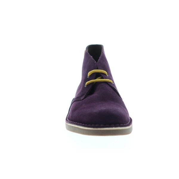 men's bushacre 2 aubergine leather chukka boots