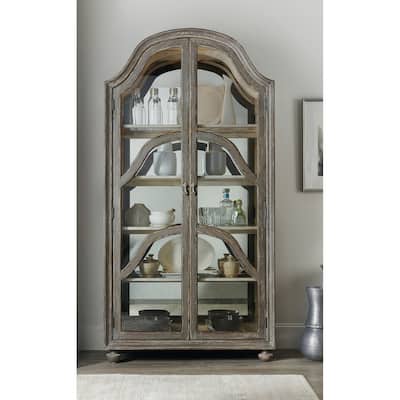 Hooker Furniture Costa 46" Wide European Rustic Luxury Display Cabinet