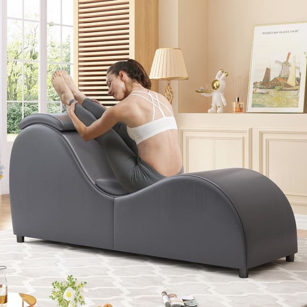 Sex Furniture Yoga Chaise Lounge Chair For Stretching, Relaxation