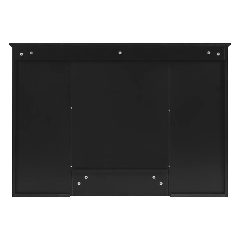 Roomfitters 42 Inch 3-in-1 Wall Mount Medicine Cabinet, Mirror Storage with Adjustable Shelf & Soft Close Doors