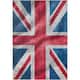 Option British Flag Red Blue White