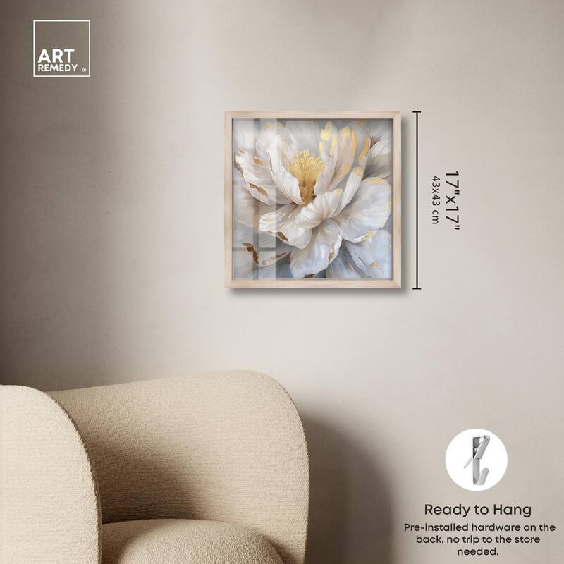 Golden Veins of Grace Shadowbox by Art Remedy