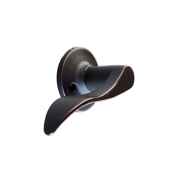 Design House 726992 Stratford Left Handed Dummy Door Lever - Oil Rubbed Bronze
