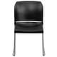 preview thumbnail 18 of 88, 5 Pack 880 lb. Capacity Full Back Contoured Sled Base Stack Chair - 23.75"D x 19.5"W x 32"H