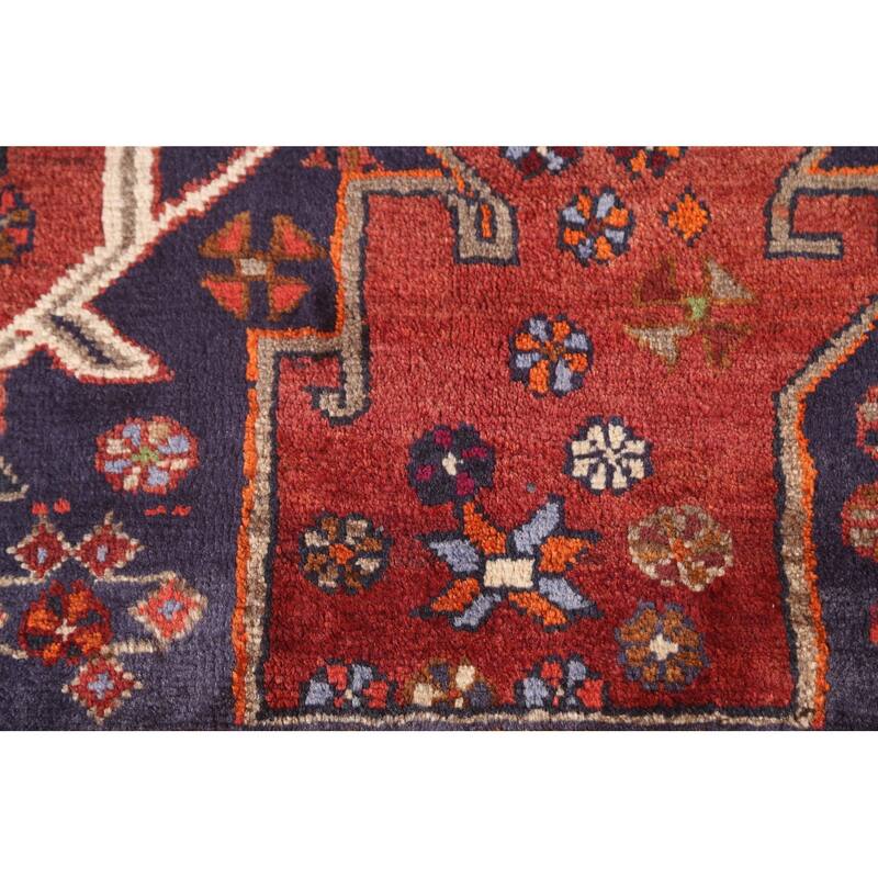 Sirjan Persian Area Rug Hand-Knotted Wool Carpet - 5'0" x 7'8"