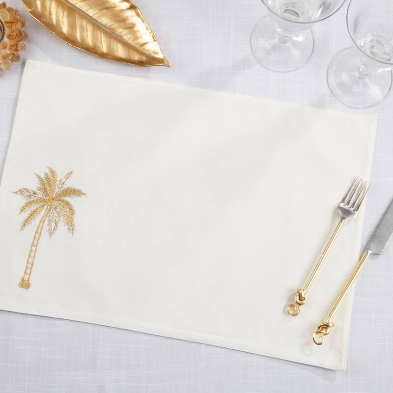 Palm Tree Placemat (Set of 4) - 13"x19"