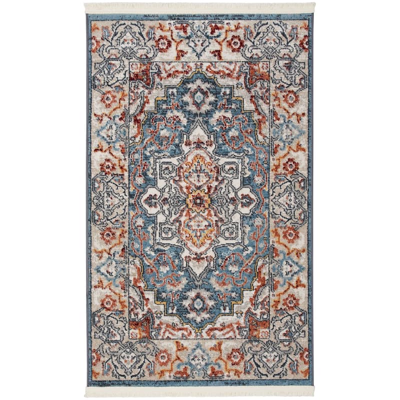 Nourison Geneva Traditional Persian Medallion Area Rug