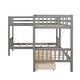 preview thumbnail 11 of 31, Twin L-Shaped Bunk bed with Drawers,Space-Efficient Multifunctional Bunk Bed with Storag