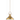 Volume Lighting 1-Light  LED Restoration Brass Downrod Pendant l - Restoration Brass