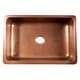 preview thumbnail 4 of 11, Lange Copper 32" Single Bowl Farmhouse Apron Front Undermount Kitchen Sink
