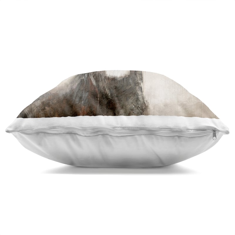 Stupell Gazing Deer in Neutrals Decorative Printed Throw Pillow Design by Sally Swatland
