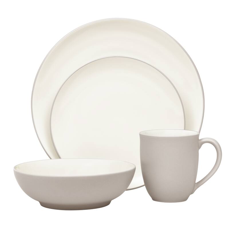 Noritake Colorwave 4-Piece Coupe Place Setting, Service for 1 - Sand