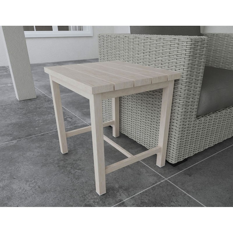 Bogra Aluminum End Table, Gray