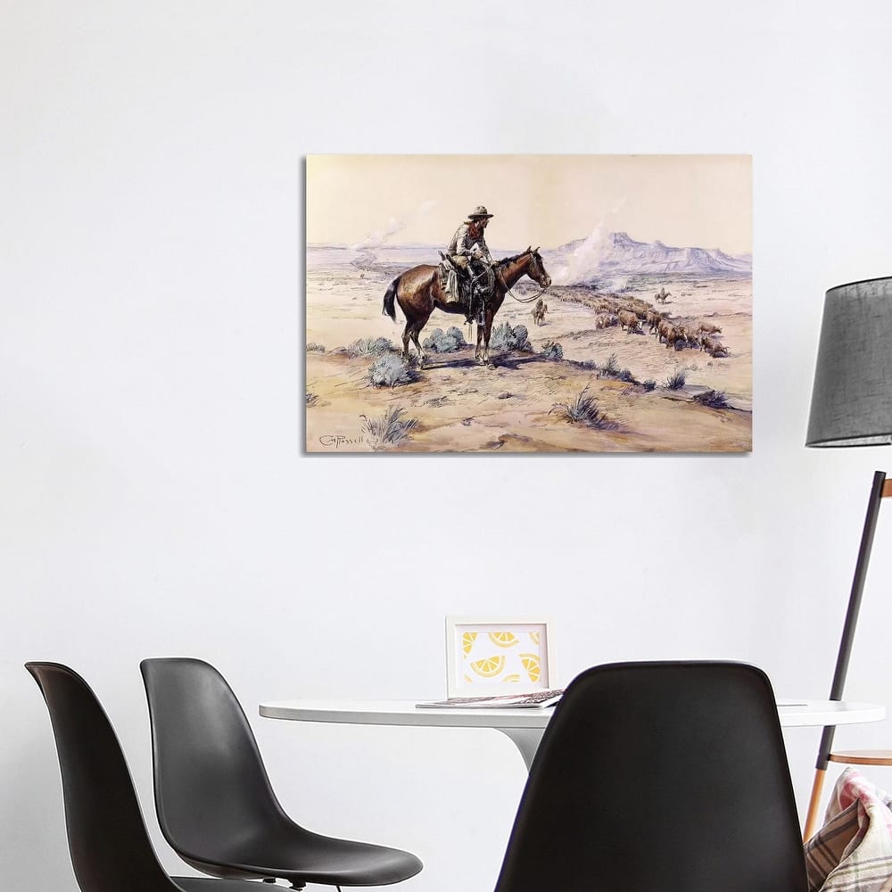 iCanvas "The Trail Boss" by Charles Marion Russell Canvas Print