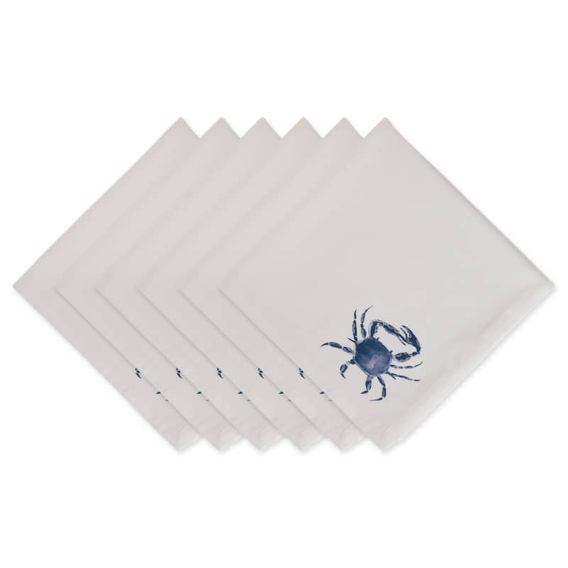 DII Blue Crab Printed Napkin (Set of 6)
