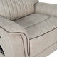 preview thumbnail 8 of 34, Furniture of America Arthon Fabric Power Recliner with LED Light and USB Port