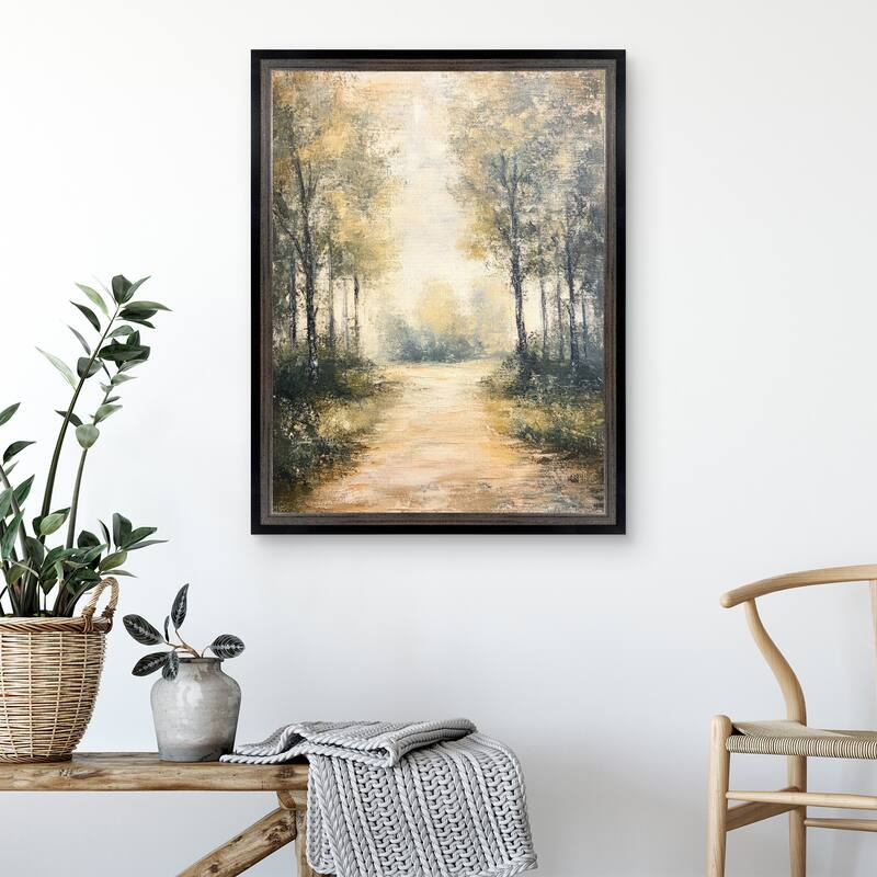 Masterpiece Art Gallery| Heavenly Woods by Petals Prints Design - Framed Canvas Print