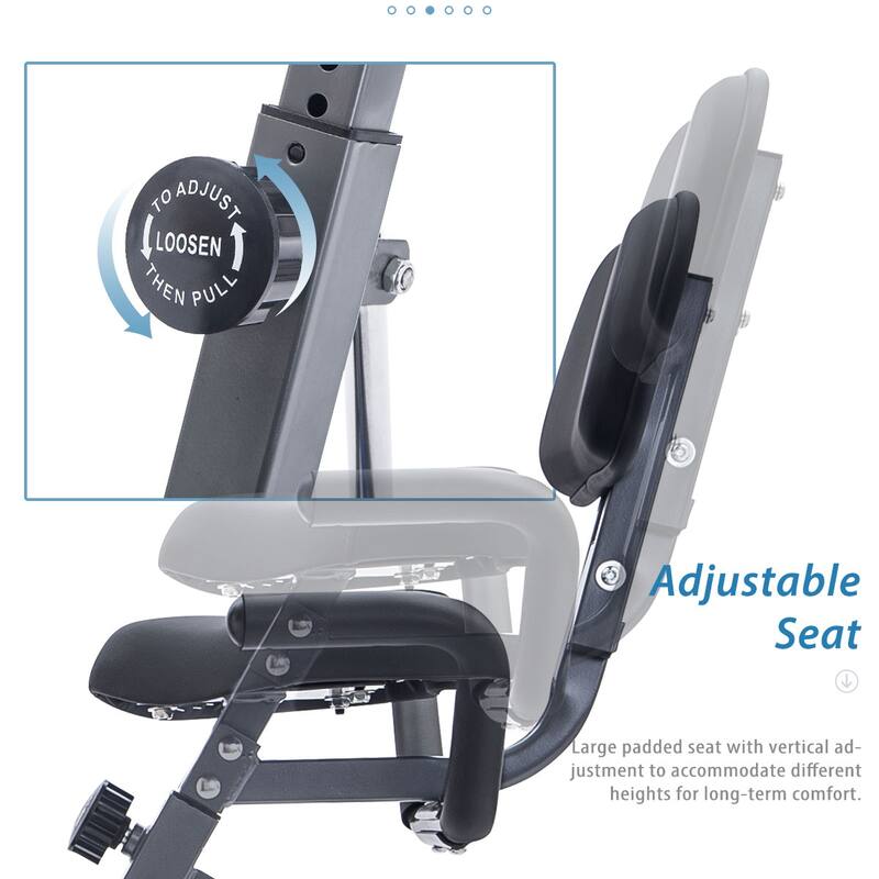 folding exercise bike for short person