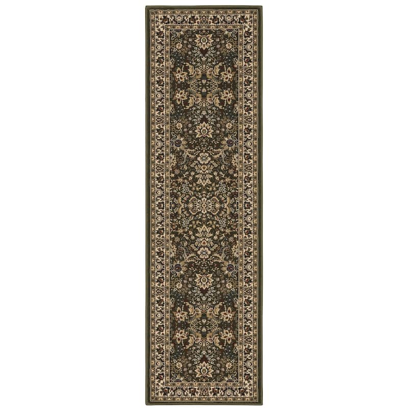 HomeRoots Oriental Traditional Runner Area Rug