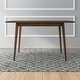 preview thumbnail 3 of 8, GDFStudio - Mary Modern 47" Rectangular Solid Wood Dining Table with Beveled Edges