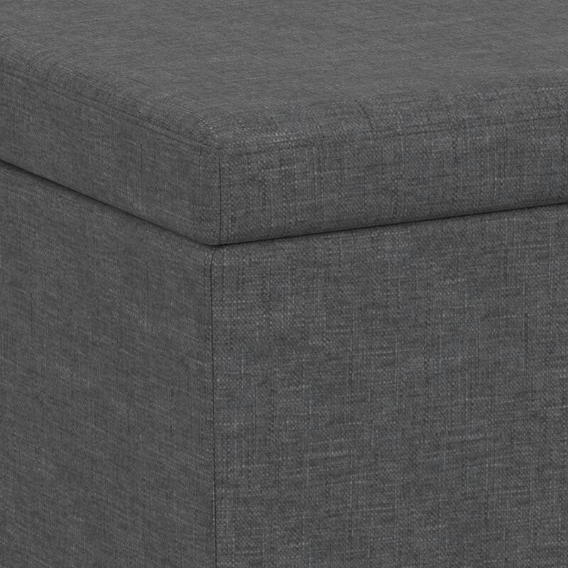 WYNDENHALL Franklin 54 inch Wide Contemporary Rectangle Storage Ottoman