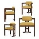 preview thumbnail 4 of 33, Christopher Knight Home - Evelyn Upholstered Birchwood Dining Chairs (Set of 4)