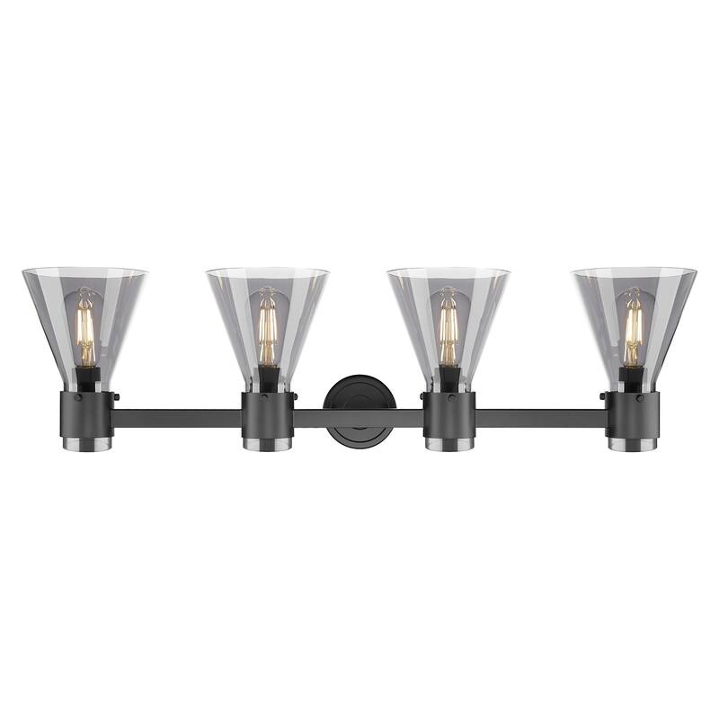Innovations Lighting 464-4W-G464C-7SM Lawton Cone 4 Light 34" Wide