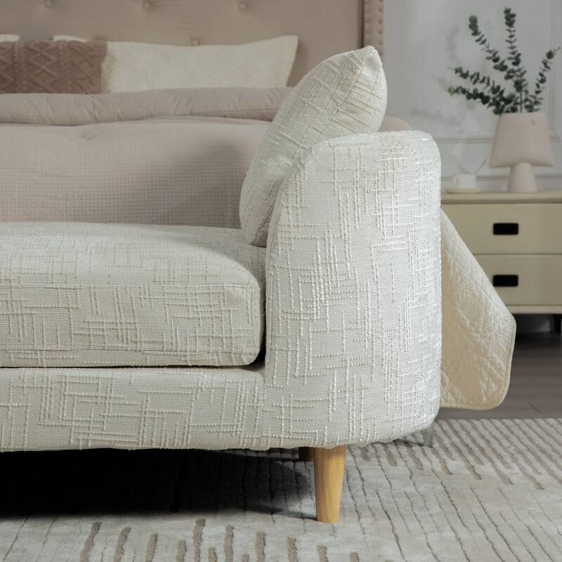 83.1" W Modern Upholstered Lounge Chair,Oversized Sofa Chair with Pillow and Armrests