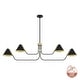 preview thumbnail 3 of 11, Hunter Grove Isle 4-Light Linear Chandelier - Dining Room, Kitchen Island - Mid-Century Modern, Minimalist