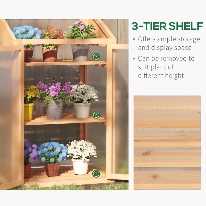 Lean To Green House, Brown