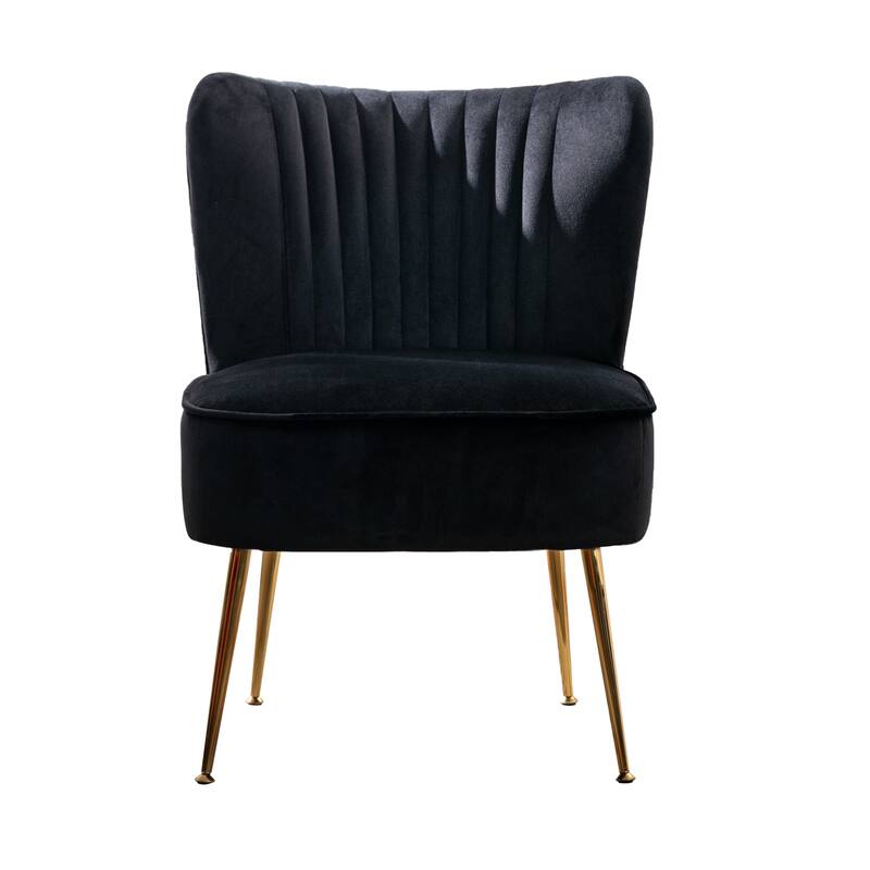 Haven Contemporary Velvet Upholstered Accent Chair