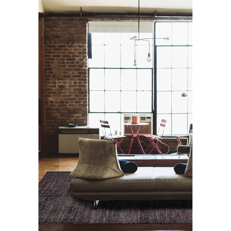 ECARPETGALLERY Hand-knotted Loreto Grey Silk Rug - 9'9 x 14'8