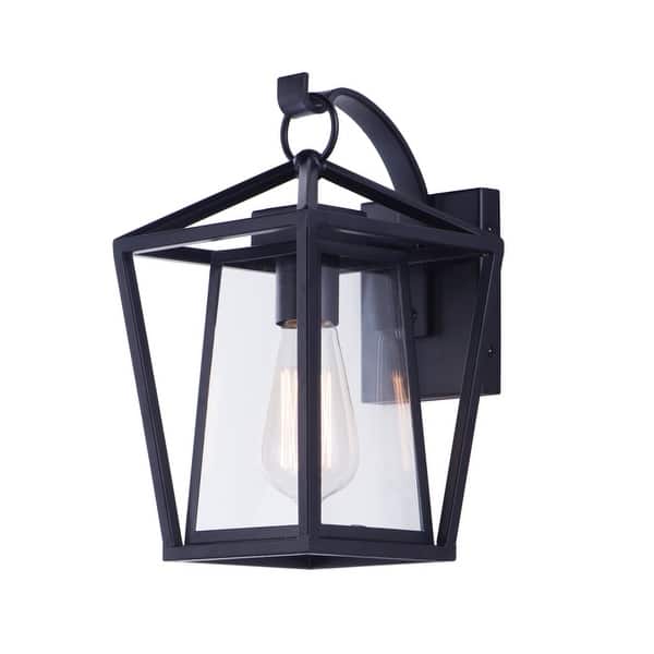 slide 2 of 11, Maxim Artisan 12" Lantern Wall Sconce Black