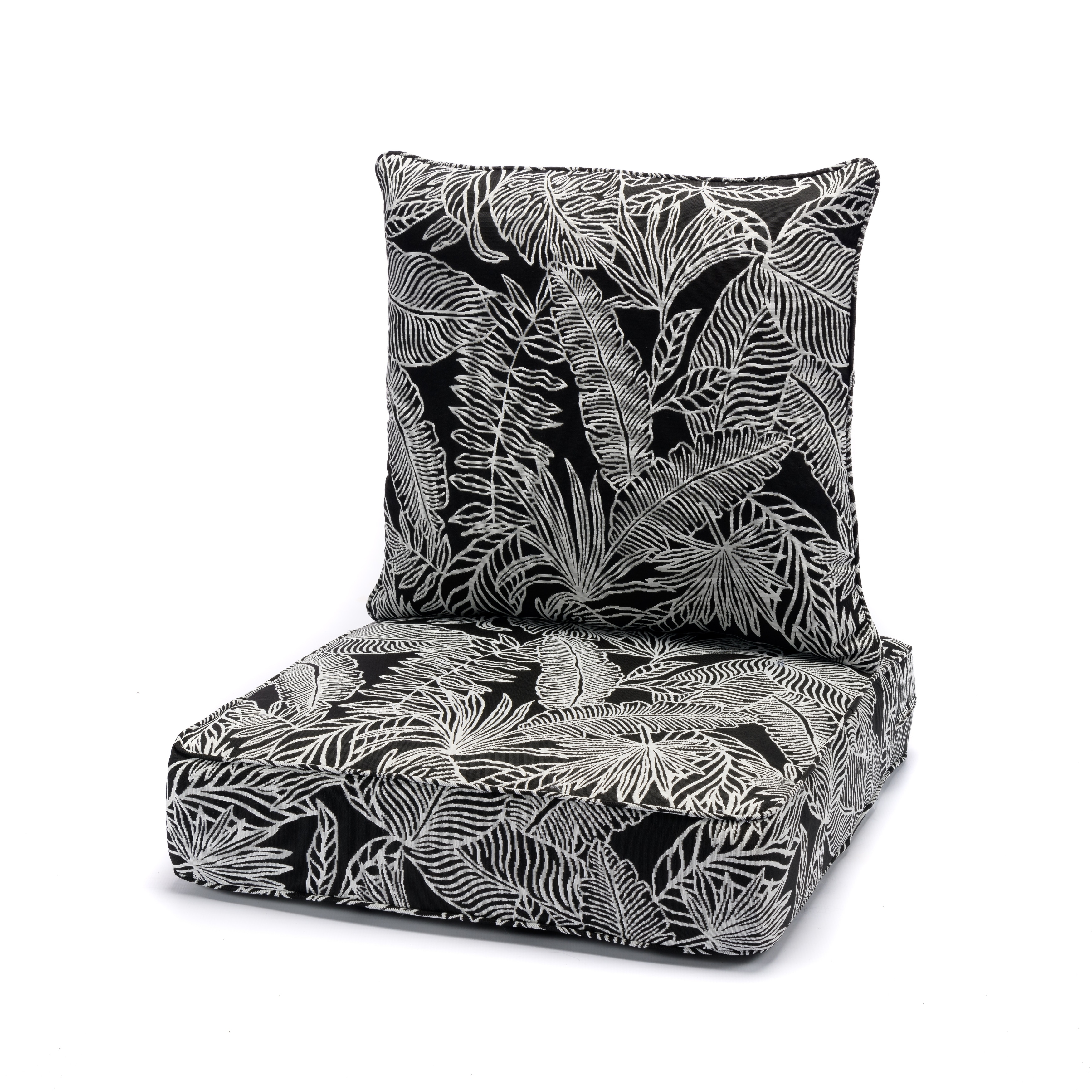 Terrasol Phoenix Palm Outdoor Deep Seat Cushion Set
