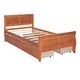 preview thumbnail 37 of 54, Twin Size Wood Platform Bed with 4 Drawers Storage Bed for Kids, Teens