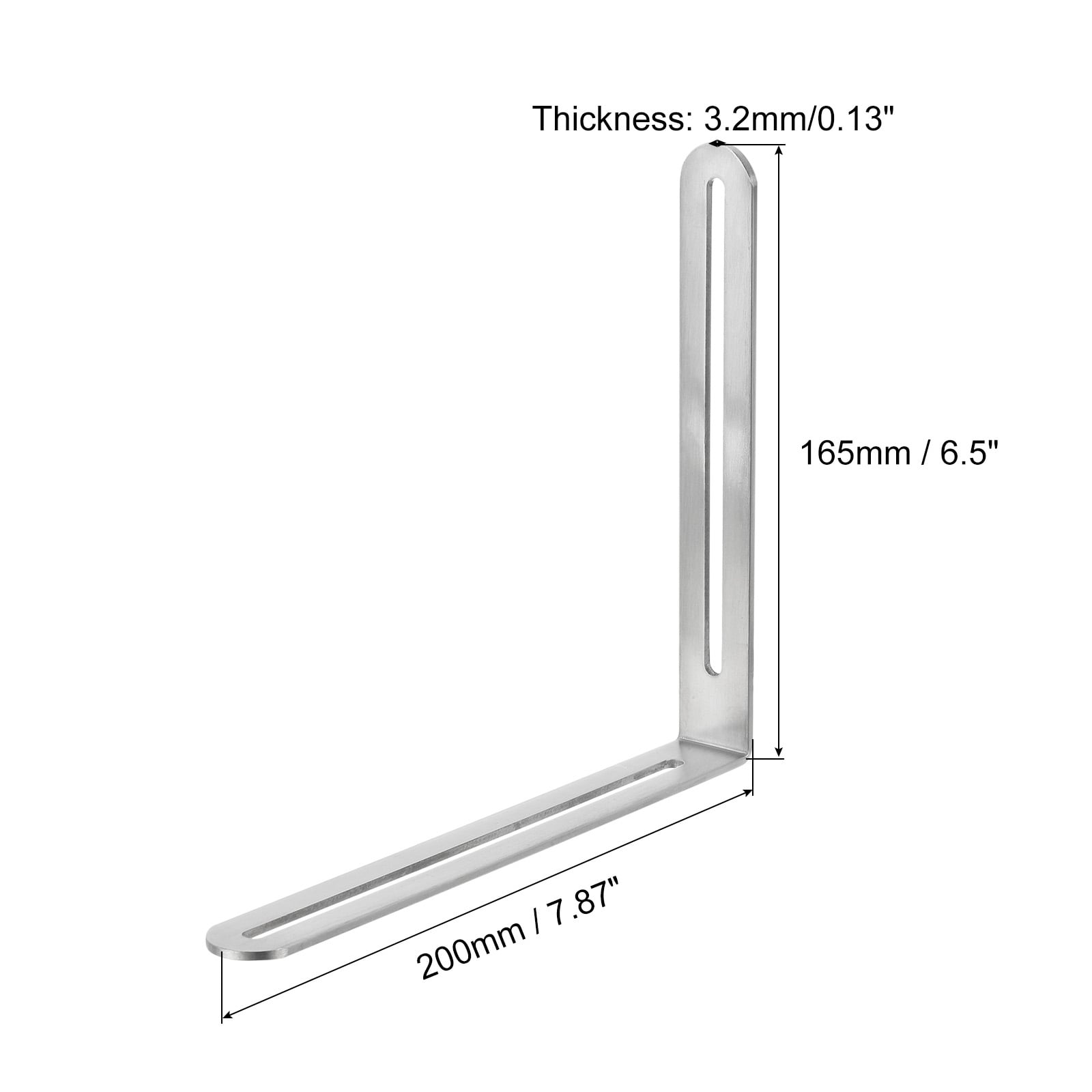 Adjustable L-Shape Corner Brace with Slot