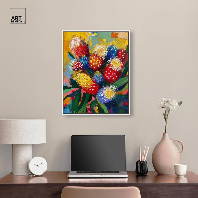 Vivid Flora II Canvas by Art Remedy