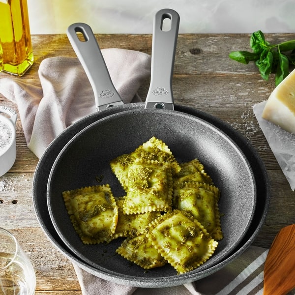 BALLARINI Parma Plus by HENCKELS 2-pc Aluminum Nonstick Fry Pan Set, Made  in Italy - Grey - Bed Bath & Beyond - 33907164