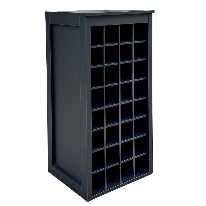 Modular 32 Wine Bar Cabinet Buffet Cabinet, 17.80"W x 15.95"D x 35.43"H