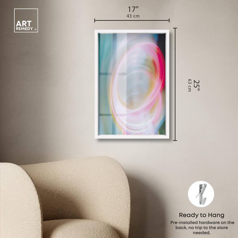 Swirling Light III Shadowbox by Art Remedy