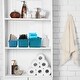 preview thumbnail 24 of 30, Checkered Woven Strap Storage Baskets (Set of 3) - 7.8 L x 5.3 W x 4.2 H