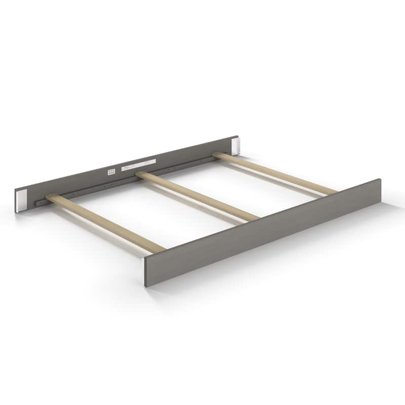 Child Craft Full Size Bed Rails for Kieran & Jordyn Flat Top Crib - Lunar Gray